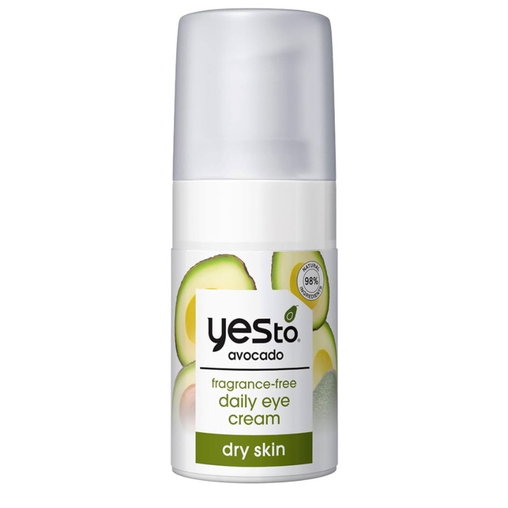 Yes To Avocado Daily Eye Cream Dry Skin Fragrance-Free (0.5 Ounce)